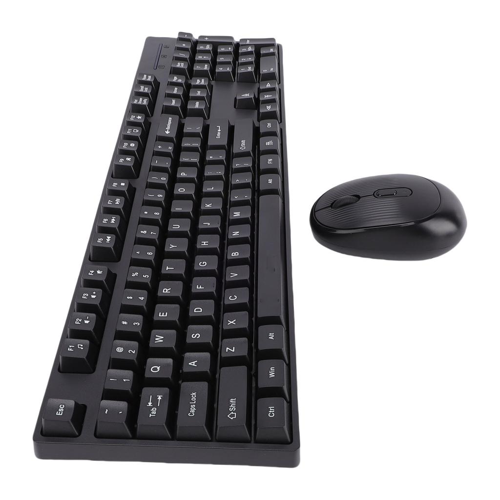 Wireless Keyboard and Mouse Combo 2.4 4 Keys Keyboard with Wireless Ergonomic Mouse for Computer PC