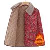 Padded jacket women's winter padded jacket thickened jacket old lady velvet warm clothes winter padded jacket