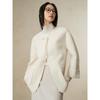 JUZI ANNACO Elegant Chinese Style 100% Wool Double-faced Short Coat