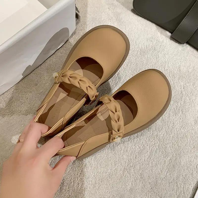 Fashion Mary Jane Women's Shoes Japanese Style Lolita Round Toe Ladies Pumps Gothic with Medium Heels Platform Footwear Beau Today Young
