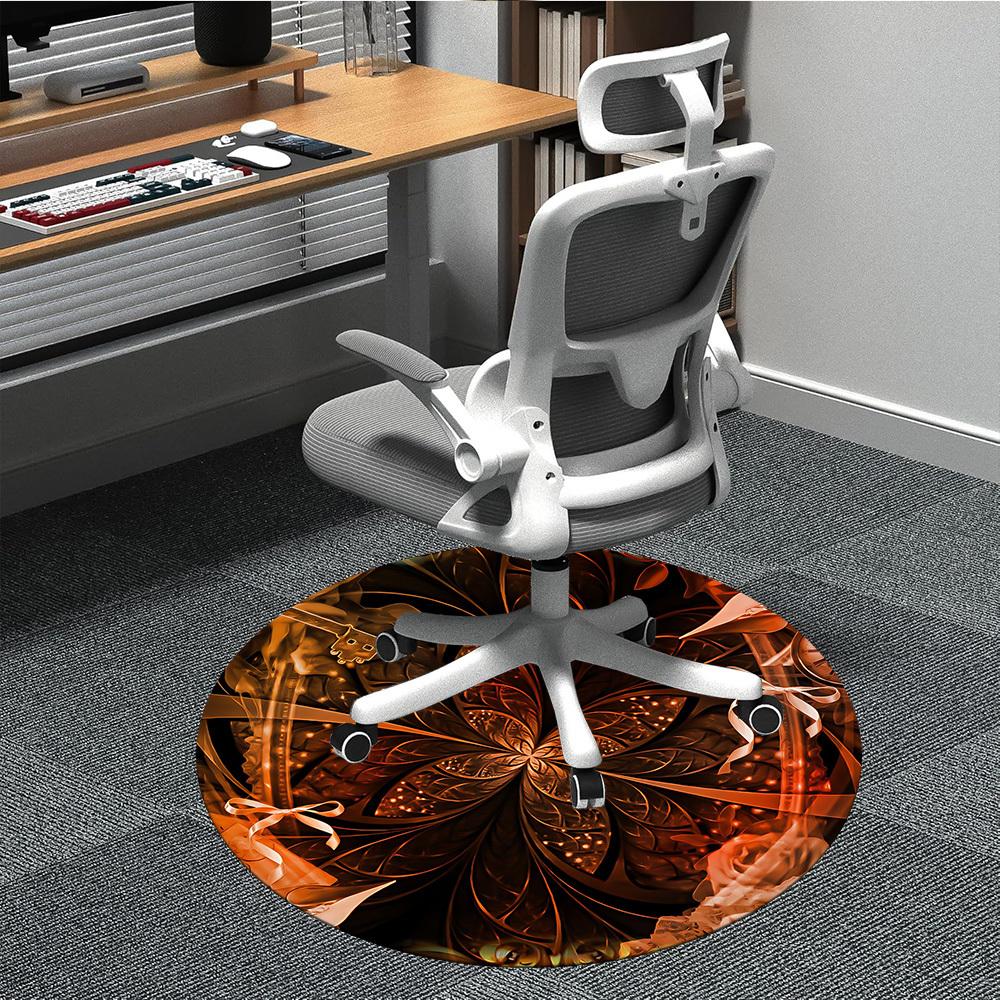 

1pc Abstract Artwork Chair Carpet for Office, Soft Flannel Throw Mat, Perfect for Office,Holiday Party Decoration Choice yy251113040 80cm by 80cm