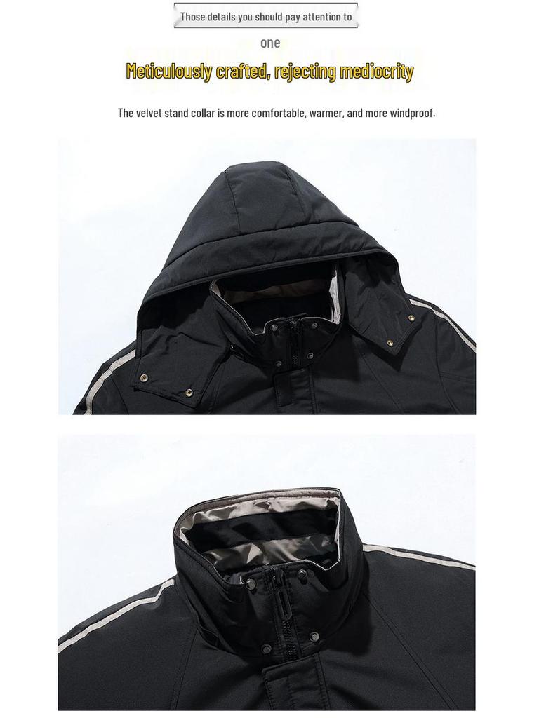 Winter Thickened Plus Size Trendy Loose Long Cotton Coat for Plus Size