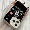 M613 Cute Little Astronaut In Space Angel Eyes Soft Phone Cases for iPhone Samsung Galaxy Xiaomi Rdemi Huawei Honor Infinix Realme Vivo All Model Case