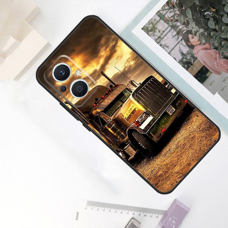 

Cool Heavy Truck Car Case For OPPO Reno 11F 10 Pro 4 5 6 7 8 Lite 4Z 5Z 8T OPPO Find X5 X6 Pro X2 X3 Neo Cover OPPO Find X2 Pro