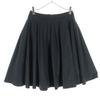 M'S GRACY Made In Japan Midi Length Pleated Flare Skirt 40 Black Series Women Used