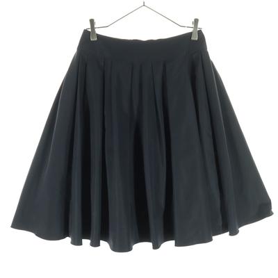 M'S GRACY Made in Japan Midi-Länge Falten-Ausstellrock 40 Schwarze Serie Damen Gebraucht