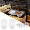 Bearded Dragon Feeder Gecko Water Dish Easy-Clean Water Feeder For Lizard Turtle Bearded Dragon Tortoise Fish Tank Decor