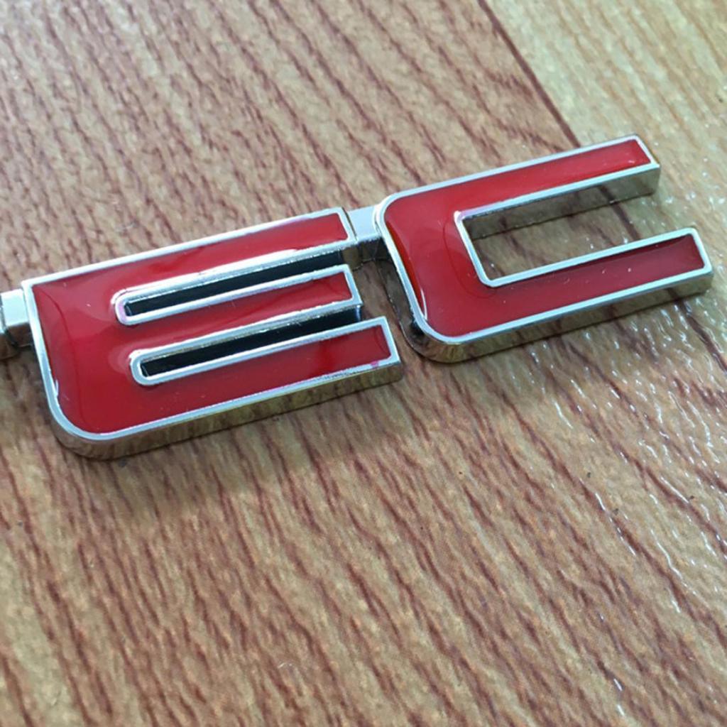 Red Metal VTEC Logo Car Letter Sticker Auto Decal Chrome Emblem Hot Red Metal VTEC Logo Car Letter Sticker Auto Decal Chrome Emblem Hot