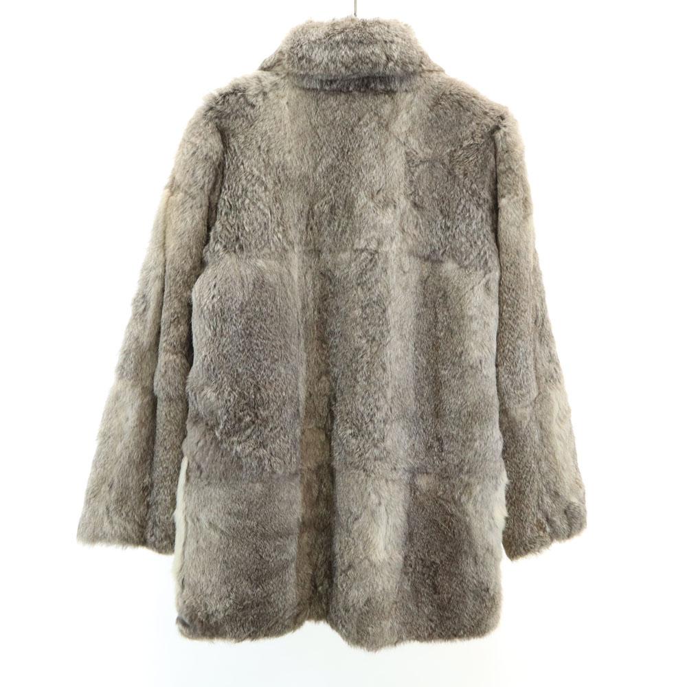 57 Heavy 80s vintage Fur coat M gray Women Used
