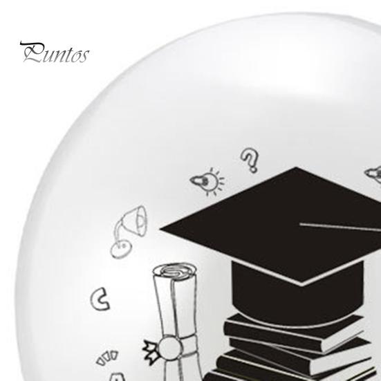 10Pcs Trendy Glitter Thickened Grad Balloons Graduation Season Photo Props Grad Balloons Party Supplies