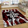 Tappeto 3D The Walking Dead Lincoln TWD TV per Soggiorno Camera da Letto Decorazione Casa, Tappetino da Pavimento Antiscivolo Decorazione per Divano Zerbino
