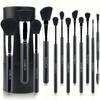 New 12 makeup brushes cover brush black soft hair loose powder brush foundation brush eyeshadow brush eyelash brush multi-functional beauty