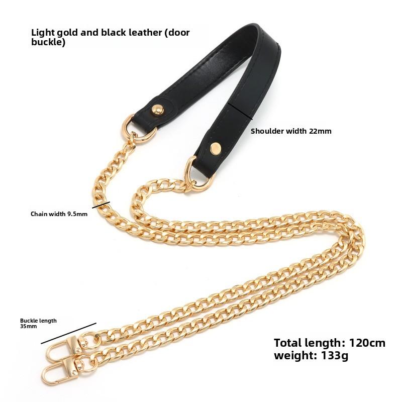 

Metal High-end Shoulder Strap Adjustable Length Strap Pain Relief Replacement Shoulder Strap Golden Chain Non-fading Chain