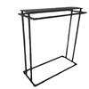Island Clothing Display Rack for Men and Women - Double Row, Double Bar, Floor Standing
