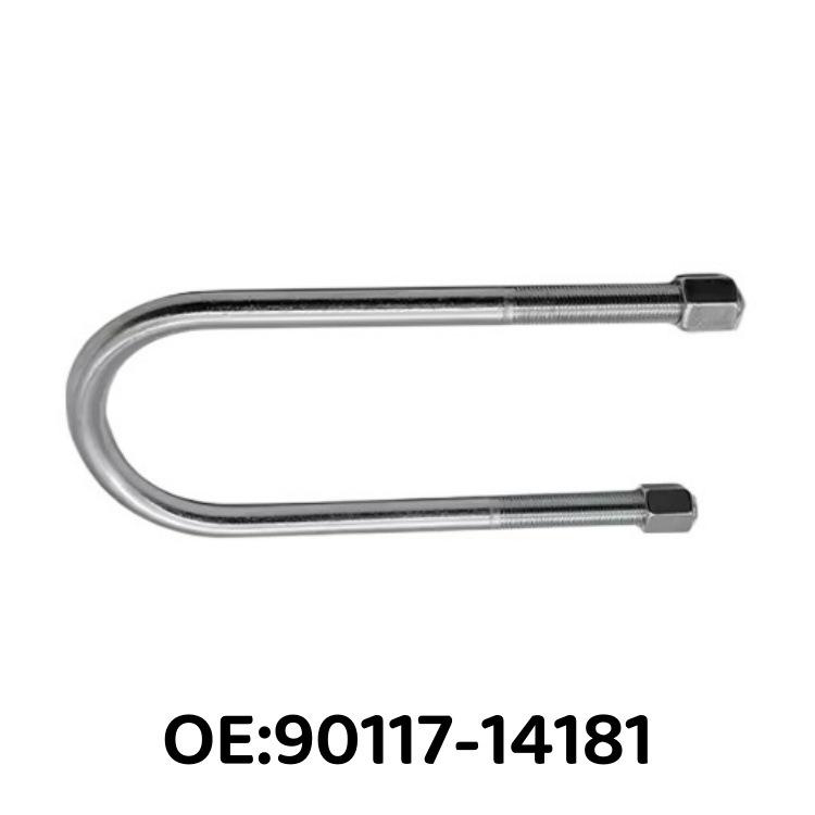 

90117-14181: Rear Axle Spring Steel U-Bolt for 1999-2024 Toyota Land Cruiser Standard U-bolt