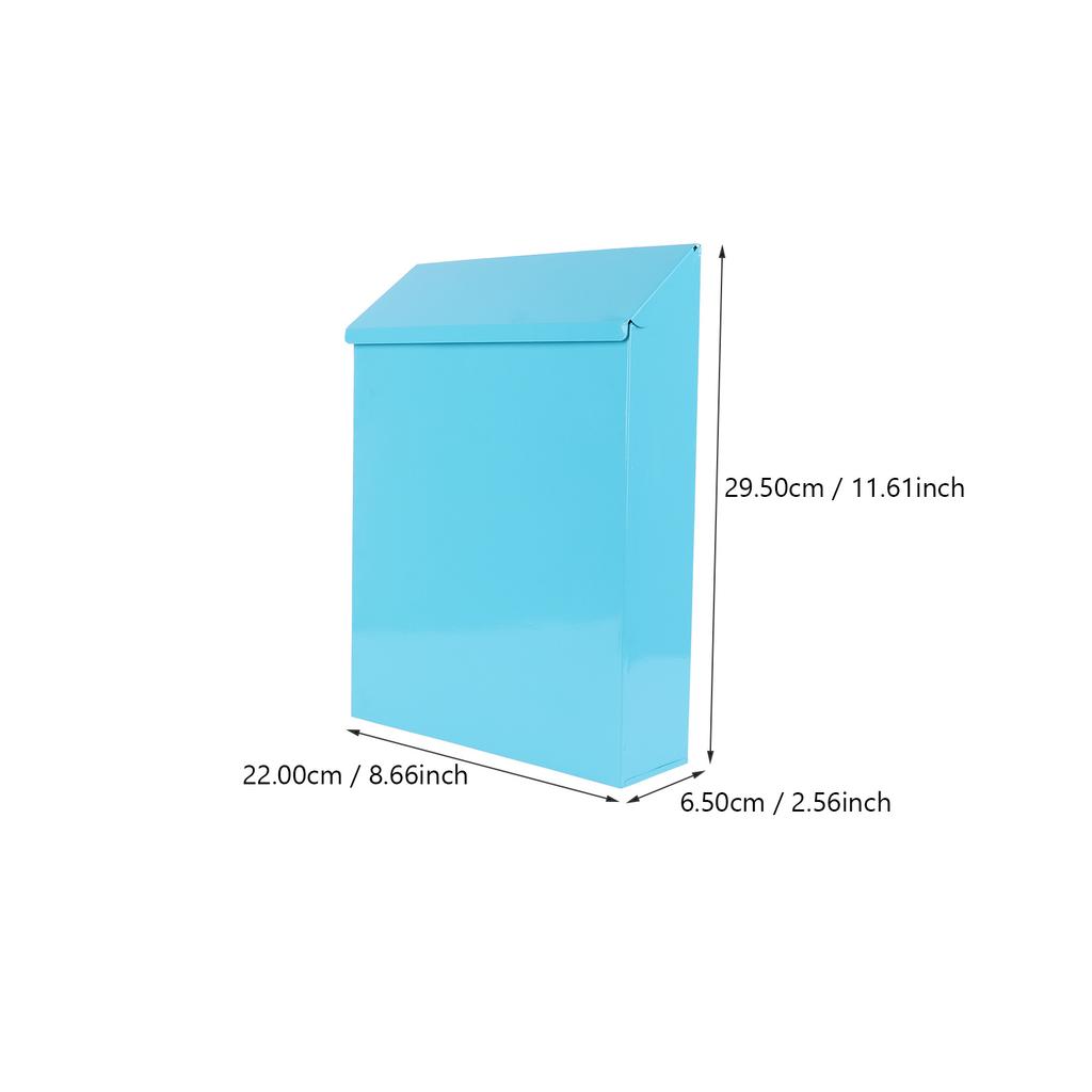 1Pcs Creative Iron Letter Box Stylish Suggestion Box for Office Home Decorative Mail Storage Solution Mailbox Suggestion Case