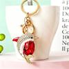 Cute Owl Crystal Rhinestones Crsytal Car Bag Keys Exquisite Pendant Cartoon Trendy Animal Key Chains Bag Charm