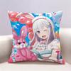 Anime Re ZZero Emilia Doublesided Print Pillow Case Pattern Printed Pillowcase For Living Room Sofa Cushion Cover