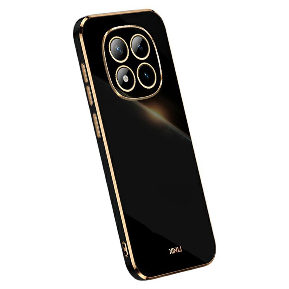 XINLI For Xiaomi Poco M8 Pro 5G/Redmi Note 15 Pro+ 5G (Global) Case TPU Phone Cover with Electroplating Frame