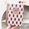 A5 Plaid Pattern Binder Cover Kpop 3 Inch Photo Card Album Idol Picture Poka Scrapbook Storage Book Replace Inner Pages Supplies
