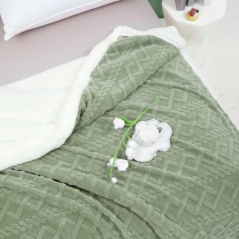 Dohia Lamb Velvet Double-Layer Warm Blanket
