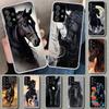 Animal Black Horse Phone Case for Samsung Galaxy A17 A16 A26 A36 A56 A57 A37 A15 A25 A35 A55 A14 A24 A34 A54 A13 A23 A33 A53 Gal
