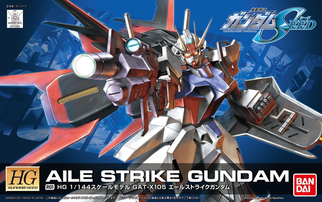 HG 1/144 R-01 GAT-X105A Aile Strike Gundam (Mobile Suit Gundam SEED)