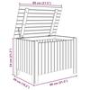 VidaXL Boîte de rangement avec couvercle RANA bois massif de pin, boîte à couverture, coffre de rangement, boîte de 4002329