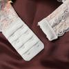 Blommig Spets Push Up BH för Kvinnor Sexig Bygel Vadderad Bralette Justerbara Axelband Plus Size Underklädes-BH