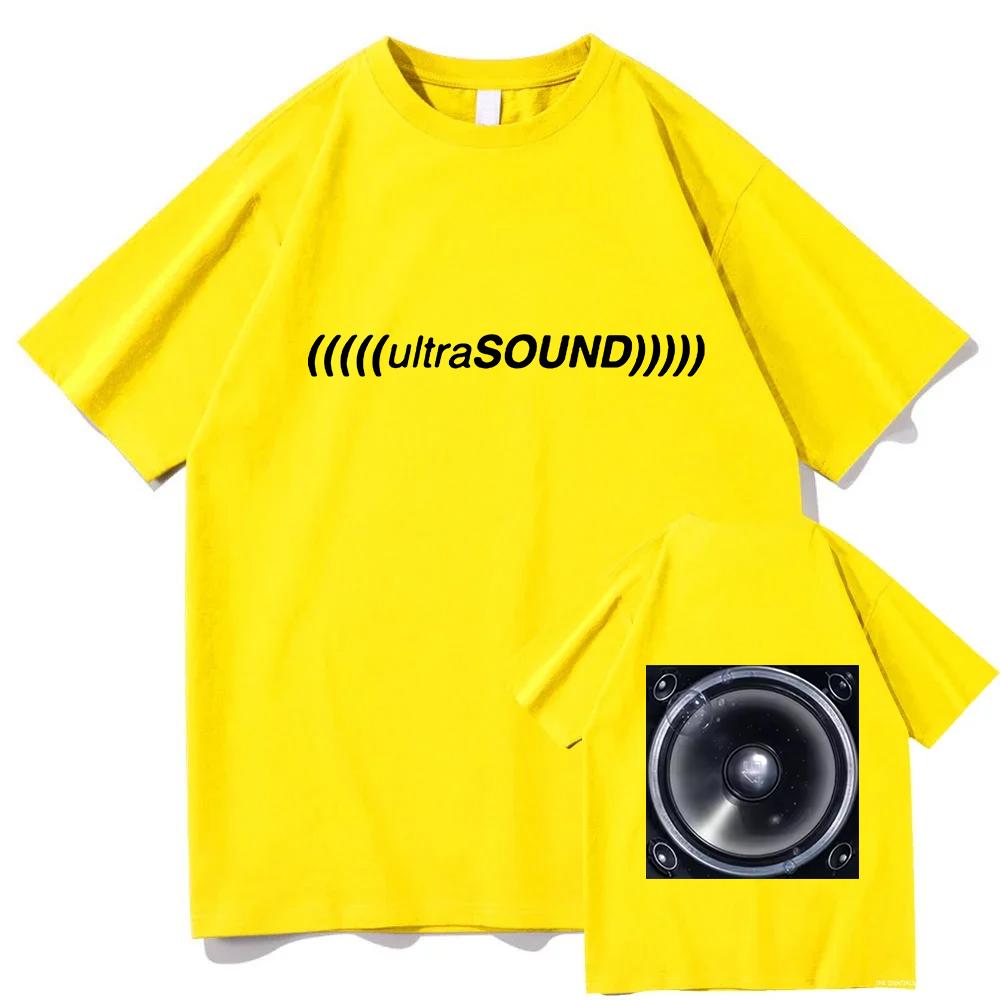 The Neighbourhood (((((ultraSOUND))))) Tshirts Short Sleeve Cotton Female T-shirt Unisex Streetwear Band Graphic Print Loose Tee