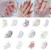 100Pcs/set Elegant Rhinestones 3D Nail Art Crystal Rhinestones Nail Tips Decor