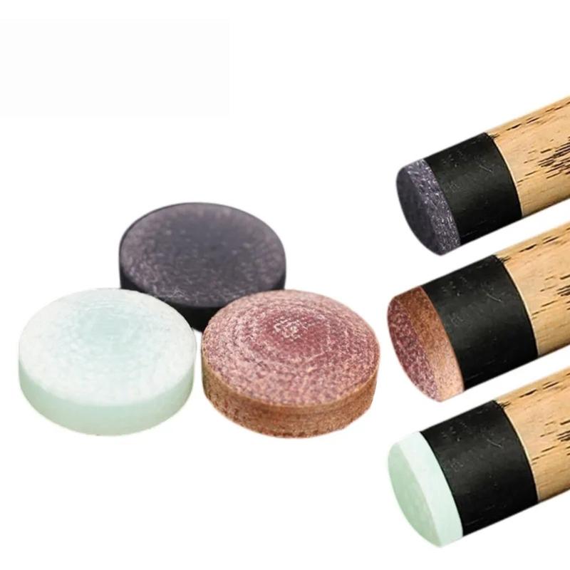 5pcs Billiard Pool Cue Tips High Hardness Cue Pool Stick Tip Breaking/Jumping Tip Head Billiard Cue Accessories