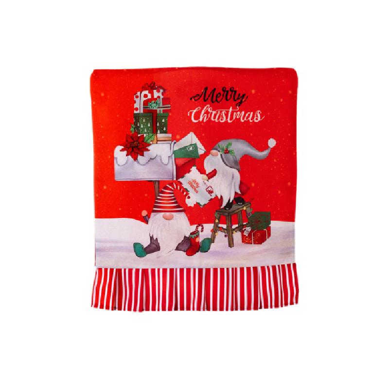 Vibrant Red Christmas Chair Covers With Stripes Polka Dots And Checks For Festive Style