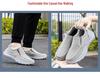 Men's Spring Slip-on Walking Shoes: Breathable Mesh, Lightweight, Large Size, Perfect for Middle-aged & Elderly Casual Wear.
