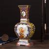 Elegant Chinese Ceramic Craft with Enamel Detailing Desk Ornament for Home Decoration and Gift Giving