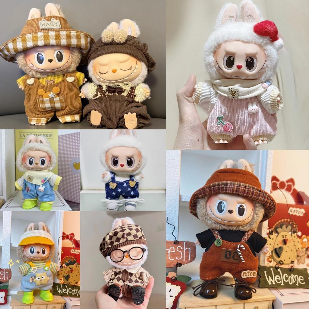 No Shoes For 15cm Labubu Stylish Outfit Clothes Sports & Leisure Suit  Labubu Outfit Accessories Labubu Ropa