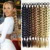 Braided Ponytail Hair Extensions Synthetic Hairpieces for Women with Hair Ties High Temperture Fiber Daily Use