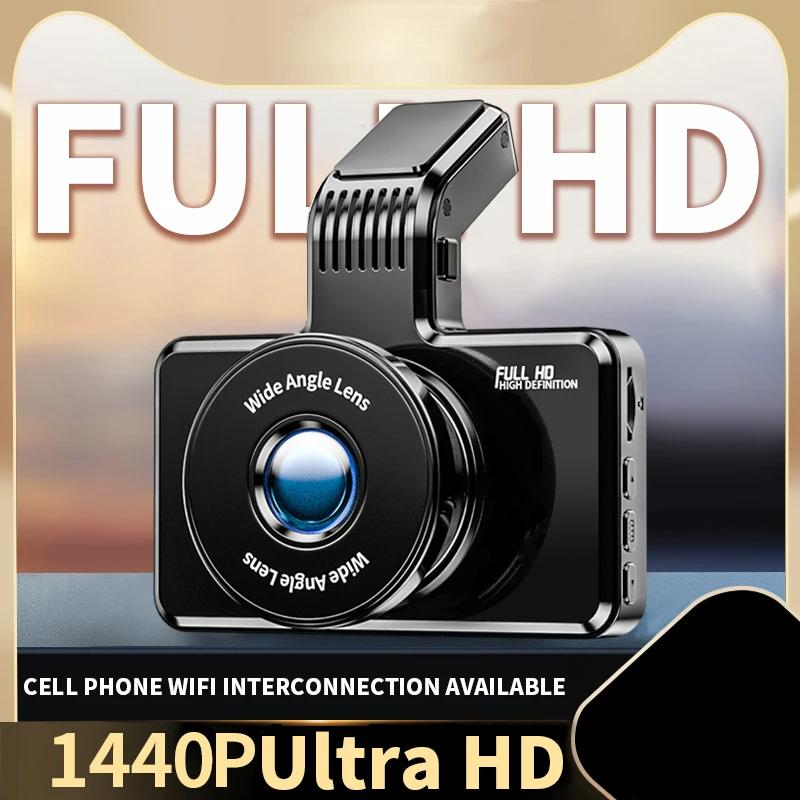 Hd Dashcam Wireless WiFi Connects Front and Rear Dual Lens with Reverse Video Car Black Box, Car DVR, Car Surveillance Camera