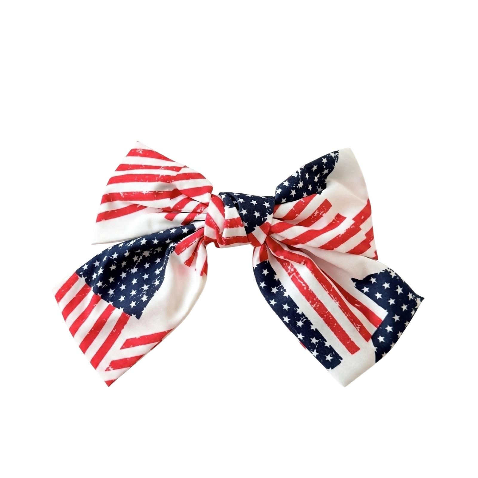 Double-layer Bow Hair Clip One Size