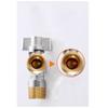Brass Inlet Ball Valves Bathroom Kitchen Sink Stop Valve  For Gas Water Heater Toilet Faucet