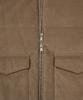 West Grand Boulevard Porcelain Corduroy Padded Vest Taupe