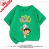 Doras The Explorers T Shirt Summer Short Sleeve Tee Novelty Fashion Graphic T Shirts Cotton Vintage Printed Shirt Camisa Clothes