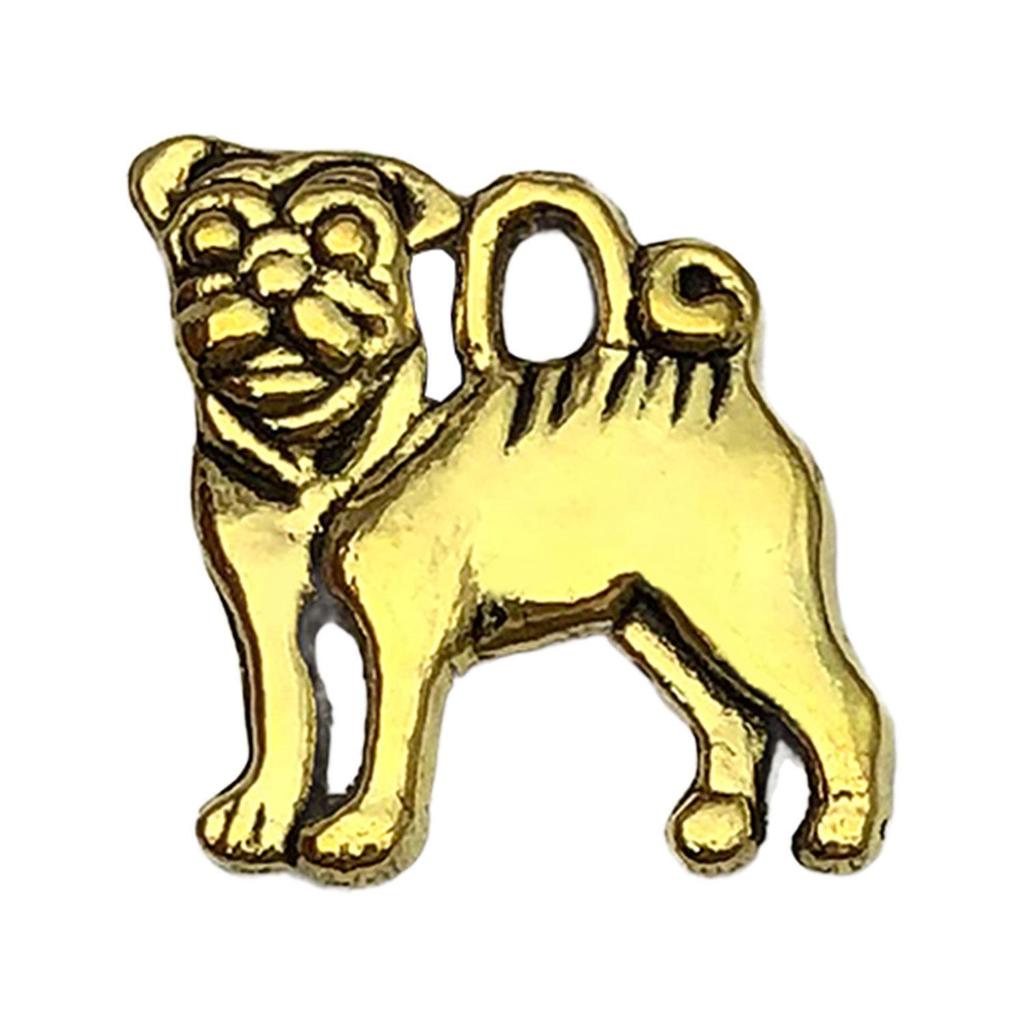 20-Pack Retro Alloy Dog Bone & Animal Cartoon Charms for DIY Bracelets and Necklaces