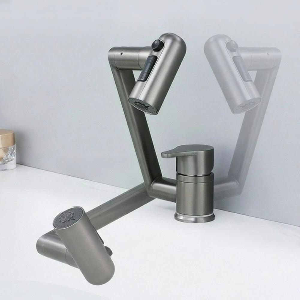 3-Mode Shower 360 Swivel Tap For Food Prep Area Easy To Install 304 Stainless Steel Easy Installation Kitchen Faucet