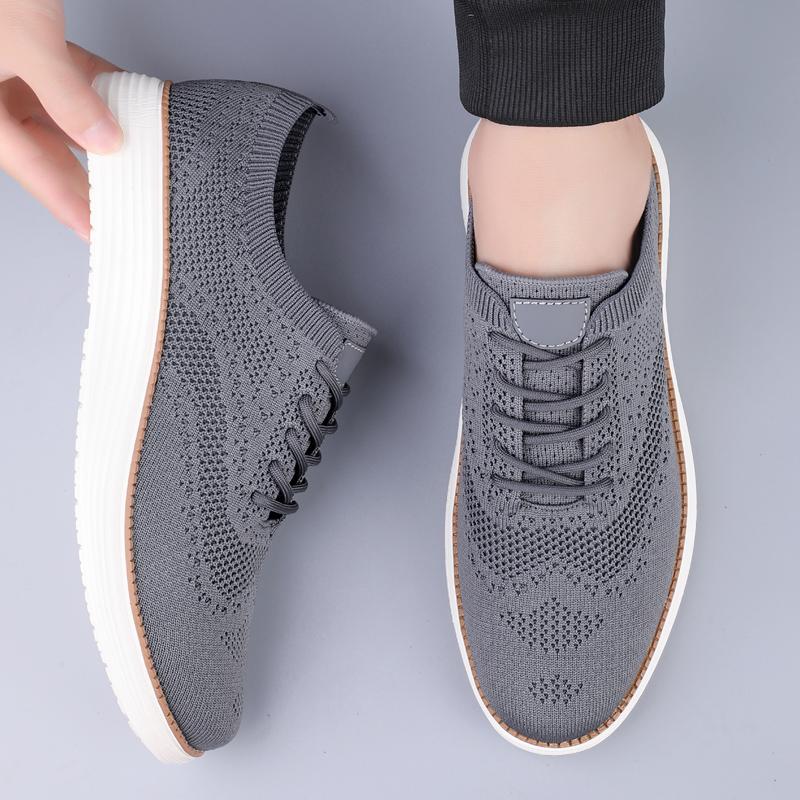 Fashion Lightweight Mesh Summer Flats Comfortable Male Driving Shoes Simple Outdoor Work Shoes Sneakers Breathable Mens Casual Shoes
