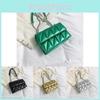 Trendy Black Pu Crossbody Bag Stylish Small Square Handbag For Fashionable Women