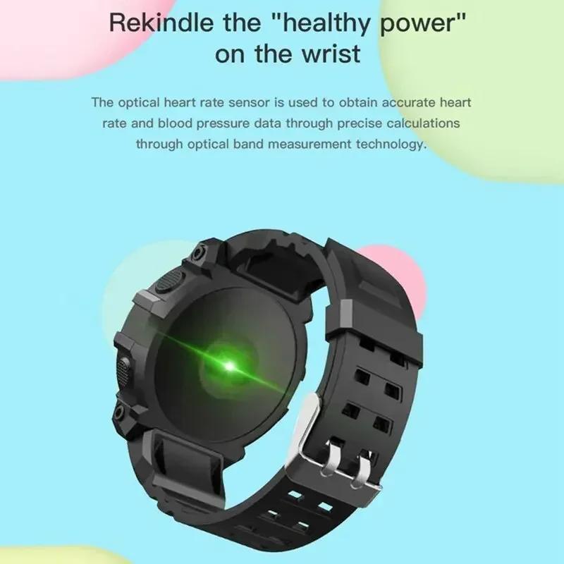 Waterproof Bluetooth Smartwatch - Heart Rate Monitor & Fitness Tracker for Men and Women Sports Watch