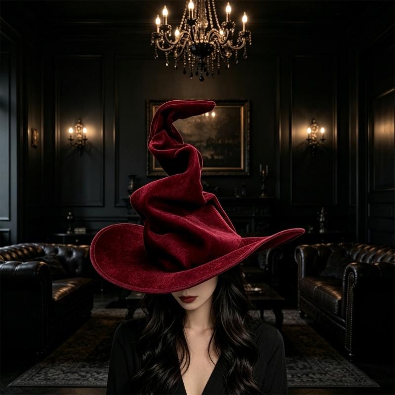 Halloween Wizard Hat Kids Adults Halloween Party Cosplay Costume Decoration Witch Hat Home Yard Cosplay Event