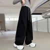 Girls' Patchwork Wide-Leg Sweatpants - 2025 Spring/Autumn Trend for Middle & Big Children