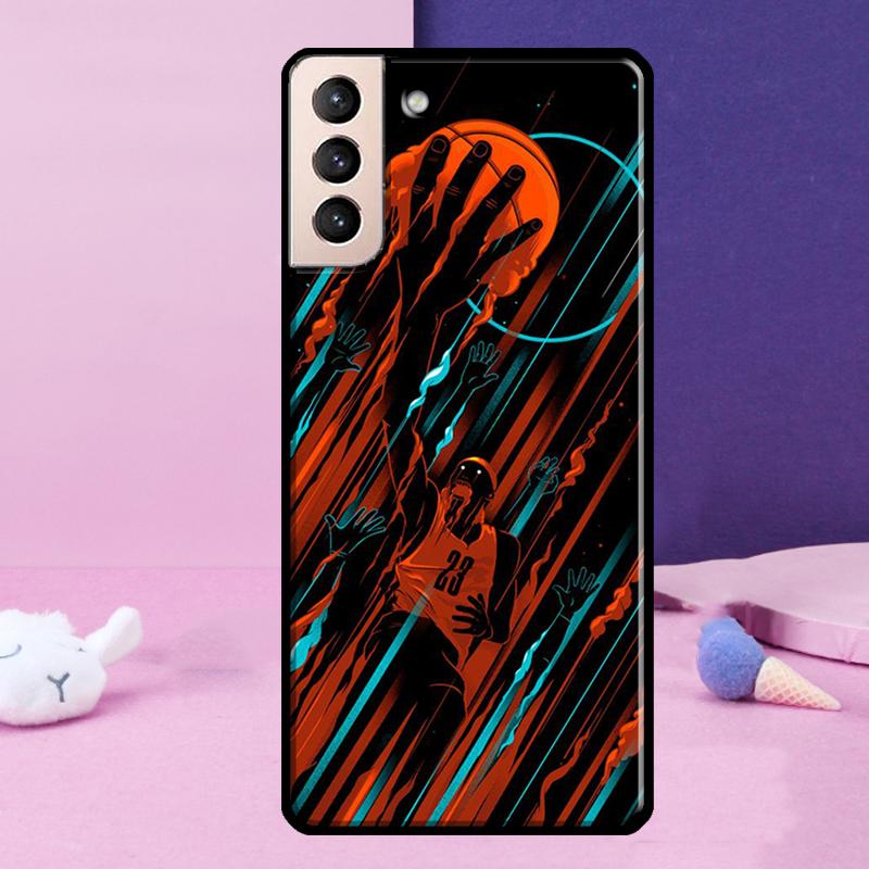 Basketball Sports Phone Case For Samsung Galaxy S25 Ultra S24 Ultra S9 S10 S20 S21 S22 Plus S23 S24 FE Cover